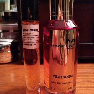 Mancera - Velvet Vanilla Eau De Parfum - 100% AUTHENTIC. 60ml/2oz (PARTIALLY USE